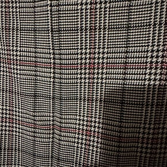 Zara Woman Plaid Short Ruffle Sleeve Dress - Small - Picture 6 of 8